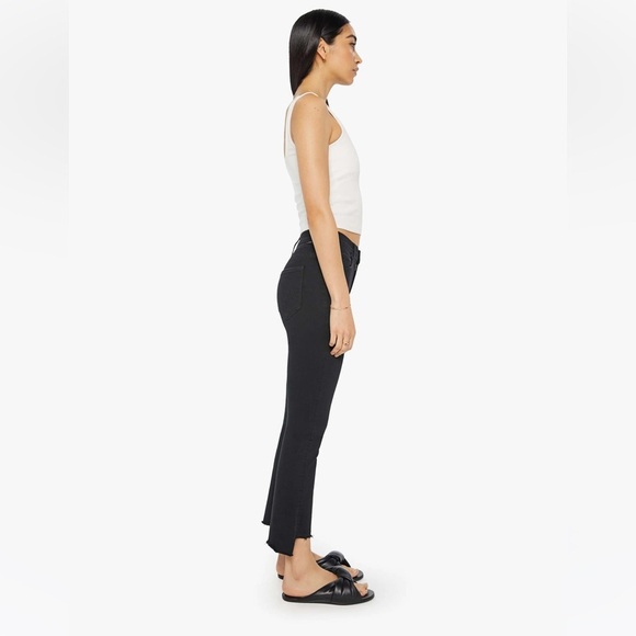 MOTHER “The Insider Crop Step Fray” Jeans In Not Guilty Wash Size 30 Like New! - Picture 2 of 13